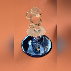 Walt Disney World Minnie Mouse Ballerina Glass Figurine